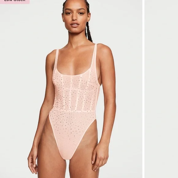 VICTORIA’S SECRET | Sugar Coated Rhinestone Wicked Corset Teddy - Picture 3 of 3